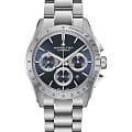 Hamilton Hamilton Jazzmaster Performer Auto Chrono H36616140  H36616140 механические мужские часы синий циферблат, браслет нержавеющая сталь — вид спереди