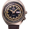 Orient Orient Sporty RA-AA0E06B1 (RA-AA0E06B19B)  RA-AA0E06B19B механические мужские часы коричневый циферблат, браслет кожаный — вид спереди