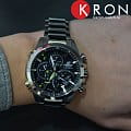 Casio Casio Edifice EQB-501D-1A мужские часы черный циферблат на запястье