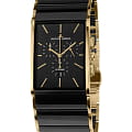 Jacques Lemans Jacques Lemans High Tech Ceramic 1-1941D  1-1941D кварцевые мужские часы  черный циферблат, браслет сталь + pvd + керамика — вид спереди
