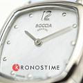 Boccia Titanium Boccia Titanium Square 3343-05 кварцевые женские часы часы, крупный план перламутровый циферблат