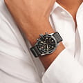 Longines Longines Spirit L3.821.1.53.2 механические мужские часы часы крупный план черный циферблата