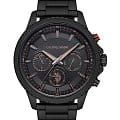 U.S. Polo Assn. U.S. Polo Assn. Crossing USPA1034-05  USPA1034-05 кварцевые мужские часы черный циферблат, браслет нержавеющая сталь с ip-покрытием — вид спереди