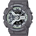 Casio Casio G-Shock GA-110HD-8A (GA-110HD-8A) GA-110 GA-110HD-8A электронные мужские часы фиолетовый циферблат, браслет полимер — вид спереди