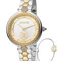 Just Cavalli Just Cavalli JC1L128M0095  JC1L128M0095 кварцевые женские часы серебристый циферблат, браслет сталь c pvd покрытием — вид спереди