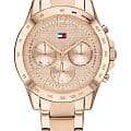 Tommy Hilfiger Tommy Hilfiger Dressed Up 1782197  1782197 кварцевые женские часы золотой циферблат, браслет сталь с ip покрытием — вид спереди