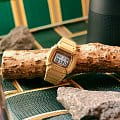 Casio Casio G-Shock DW-5600PT-5DR (DW-5600PT-5) электронные мужские часы часы крупный план коричневый циферблата