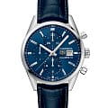 TAG Heuer TAG Heuer Carrera CBK2112.FC6292  CBK2112.FC6292 механические мужские часы  синий циферблат, браслет кожаный — вид спереди