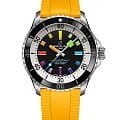 Breitling Breitling Superocean Automatic 42 A17375211B2S4  A17375211B2S4 механические мужские часы черный циферблат, браслет каучук — вид спереди