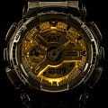 Casio Casio G-Shock GMA-S110GS-8ADR (GMA-S110GS-8A) электронные женские часы часы крупный план серый циферблата