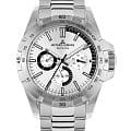 Jacques Lemans Jacques Lemans Sport 42-11F  42-11F кварцевые мужские часы серебристый циферблат, браслет нержавеющая сталь — вид спереди