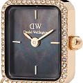 Daniel Wellington Daniel Wellington Quadro Mini Crystal Zodiac Evergold DW00100752 , наручные женские часы фото под углом