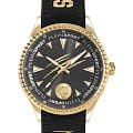 Plein Sport Plein Sport PS5BA0324  PS5BA0324 кварцевые мужские часы черный циферблат, браслет силикон — вид спереди