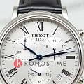 Tissot Tissot Carson Premium Chronograph T122.417.16.033.00, t-classic швейцария мужские часы на браслете кожаный боковой вид