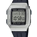 Casio Casio Collection F-201WAM-7A  F-201WAM-7A кварцевые женские часы серый циферблат, браслет пластик — вид спереди