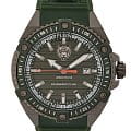 Plein Sport Plein Sport Urban Pulse PSFDA0224  PSFDA0224 кварцевые мужские часы  зеленый циферблат, браслет силикон — вид спереди