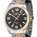Invicta Invicta Specialty IN47453  IN47453 кварцевые мужские часы  черный циферблат, браслет нержавеющая сталь с ip-покрытием — вид спереди