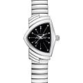 Hamilton Hamilton Ventura S Quartz H24211130  H24211130 кварцевые женские часы черный циферблат, браслет нержавеющая сталь — вид спереди