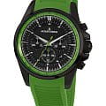 Jacques Lemans Jacques Lemans Sport 1-1799ZG  1-1799ZG кварцевые женские часы черный циферблат, браслет силикон — вид спереди