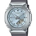 Casio Casio G-Shock GM-S2110-2ADR (GM-S2110-2A) GM GM-S2110-2ADR электронные женские часы голубой циферблат, браслет пластик — вид спереди