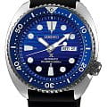 Seiko Seiko Prospex SRPC91K1S  SRPC91K1S механические мужские часы синий циферблат, браслет силикон — вид спереди