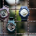 Casio Casio G-Shock GMA-S110MC-6A, g-shock япония женские часы на браслете полимер боковой вид