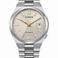 Citizen Citizen Tsuyosa NJ0151-88W  NJ0151-88W механические мужские часы  бежевый циферблат, браслет нержавеющая сталь — вид спереди