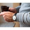 Orient Orient Automatic RA-AC0M03S30B, classic automatic япония мужские часы на браслете кожаный боковой вид
