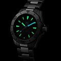 TAG Heuer TAG Heuer Aquaracer Professional 200 WBP2110.BA0627 механические мужские часы часы крупный план черный циферблата