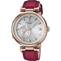 Casio Casio Sheen SHB-100CGL-7A  SHB-100CGL-7A автокварц (кинетик) женские часы серый циферблат, браслет кожаный — вид спереди