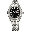 Orient Orient NQ21002B (SNQ21002B)  SNQ21002B механические женские часы  черный циферблат, браслет  — вид спереди