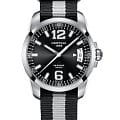 Certina Certina DS Rookie C016.410.18.057.00  C0164101805700 кварцевые мужские часы черный циферблат, браслет тканевый — вид спереди