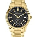 Jacques Lemans Jacques Lemans Derby 1-2197J  1-2197J кварцевые мужские часы черный циферблат, браслет нержавеющая сталь с pvd-покрытием — вид спереди