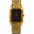 Orient Orient QBBQ008B (FQBBQ008B)  FQBBQ008B автокварц (кинетик) мужские часы черный циферблат, браслет сталь с ip покрытием — вид спереди