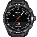 Tissot Tissot T-Touch Connect Solar T121.420.47.051.03 T Touch T1214204705103 кварцевые мужские часы  черный циферблат, браслет каучук — вид спереди