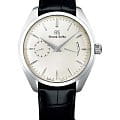 Seiko Seiko Grand Seiko SBGK007G  SBGK007G механические мужские часы белый циферблат, браслет кожаный — вид спереди