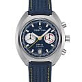 Certina Certina DS-2 C024.462.18.041.00 DS 2 C0244621804100 механические мужские часы  синий циферблат, браслет тканевый — вид спереди