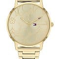 Tommy Hilfiger Tommy Hilfiger Classic 1782366  1782366 кварцевые женские часы золотой циферблат, браслет нержавеющая сталь — вид спереди