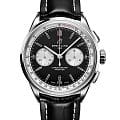 Breitling Breitling Premier B01 Chronograph 42 AB0118371B1P2  AB0118371B1P2 механические мужские часы черный циферблат, браслет кожаный — вид спереди