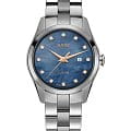 Rado Rado Hyperchrome R32110913  R32110913 кварцевые женские часы синий циферблат, браслет нержавеющая сталь — вид спереди
