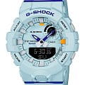 Casio Casio G-Shock GBA-800DG-7A G-SQUAD GBA-800DG-7AER электронные мужские часы голубой циферблат, браслет полимер — вид спереди