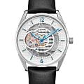 Kenneth Cole Kenneth Cole Automatic KC50205001  KC50205001 механические мужские часы белый циферблат, браслет кожаный — вид спереди