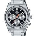 Casio Casio Edifice EFB-730D-1AV  EFB-730D-1AV кварцевые мужские часы черный циферблат, браслет нержавеющая сталь — вид спереди
