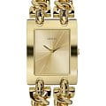 Guess GUESS W1117L2  W1117L2 кварцевые женские часы золотой циферблат, браслет сталь с ip покрытием — вид спереди