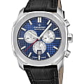 Candino Candino Chronos Carree C4747/1  C4747/1 кварцевые мужские часы синий циферблат, браслет кожаный — вид спереди
