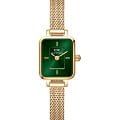 Daniel Wellington Daniel Wellington Quadro DW00100653  DW00100653 кварцевые женские часы зеленый циферблат, браслет сталь c pvd покрытием — вид спереди