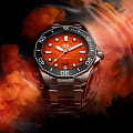 TAG Heuer TAG Heuer Aquaracer Professional 300 Orange Diver WBP201F.BA0632  - задняя крышка сталь металл корпуса, швейцария часы