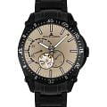 Jacques Lemans Jacques Lemans Derby 1-2201J  1-2201J механические мужские часы  бежевый циферблат, браслет нержавеющая сталь с pvd-покрытием — вид спереди