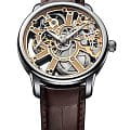 Maurice Lacroix Maurice Lacroix Masterpiece Skeleton MP7228-SS001-001-2  MP7228-SS001-001-2 механические мужские часы цветной циферблат, браслет кожаный — вид спереди