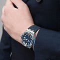 Maurice Lacroix Maurice Lacroix Aikon Venturer Limited Editon AI6058-SS002-431-1 механические мужские часы часы крупный план синий циферблата
